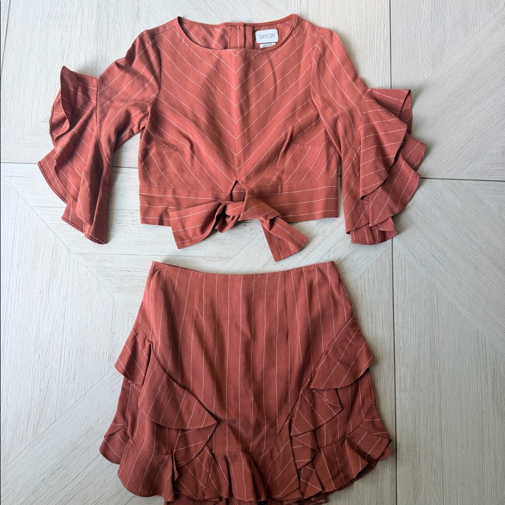 SAYLOR two piece skirt set